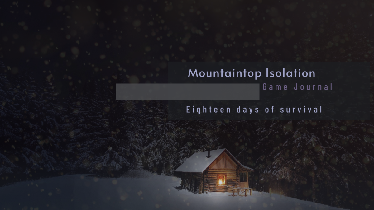 Journals: Mountaintop Isolation